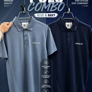 2Pc Combo Premium Adidas Men’s Polo